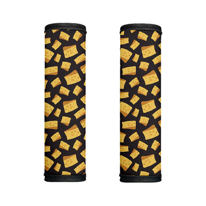 Black Cheese And Holes Pattern Print Handle Covers
