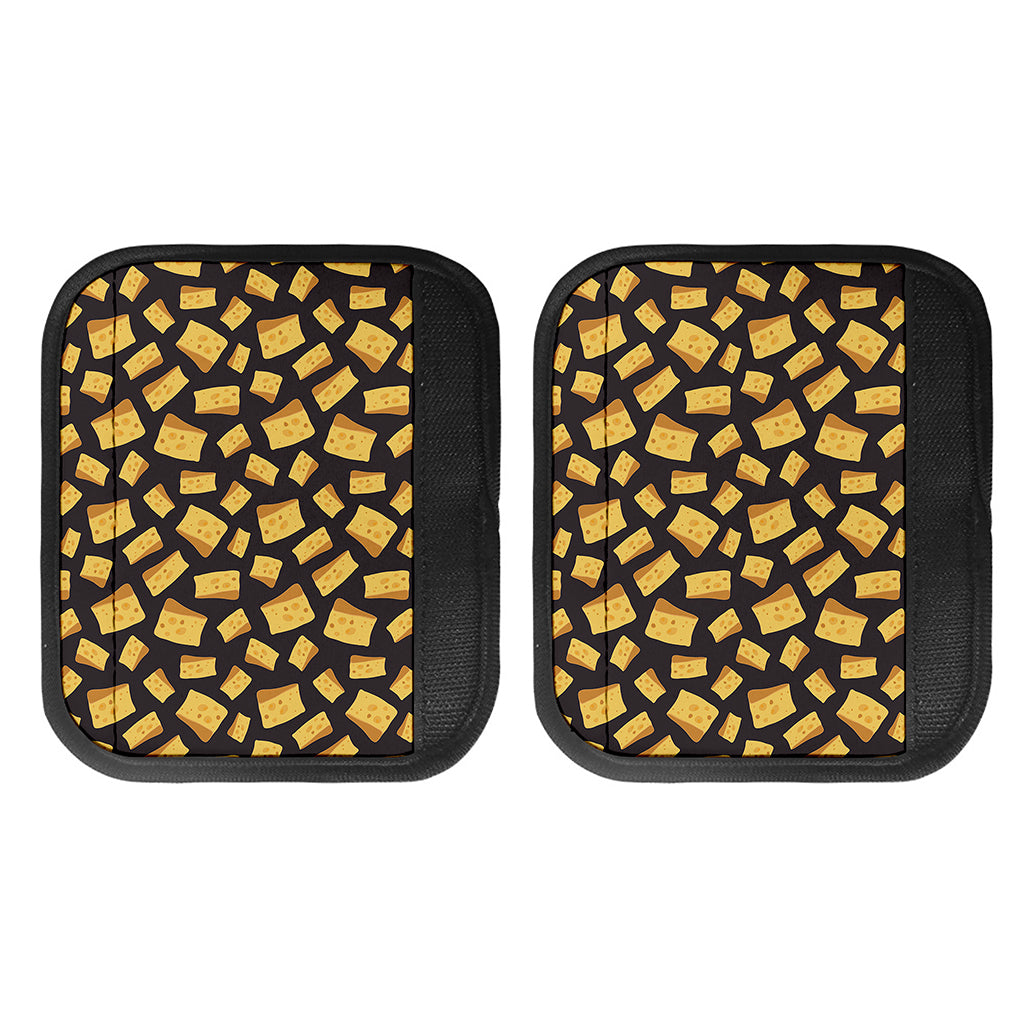 Black Cheese And Holes Pattern Print Handle Covers