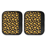 Black Cheese And Holes Pattern Print Handle Covers