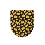 Black Cheese And Holes Pattern Print Toilet Lid Cover