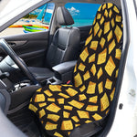 Black Cheese And Holes Pattern Print Waterproof Car Seat Cover