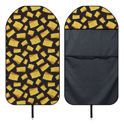 Black Cheese And Holes Pattern Print Waterproof Car Seat Cover