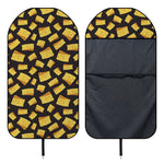 Black Cheese And Holes Pattern Print Waterproof Car Seat Cover
