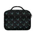 Black Cheshire Cat Pattern Print Briefcase Bible Bag
