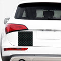 Black Cheshire Cat Pattern Print Car Sticker