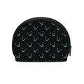 Black Cheshire Cat Pattern Print Coin Purse