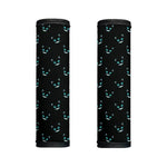 Black Cheshire Cat Pattern Print Handle Covers