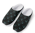 Black Cheshire Cat Pattern Print Mesh Casual Shoes
