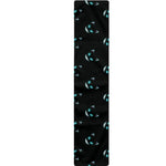 Black Cheshire Cat Pattern Print Table Runner