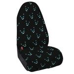 Black Cheshire Cat Pattern Print Waterproof Car Seat Cover