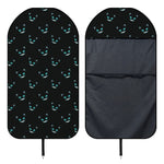 Black Cheshire Cat Pattern Print Waterproof Car Seat Cover