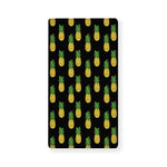 Black Cute Pineapple Pattern Print Baby Crib Sheet