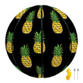 Black Cute Pineapple Pattern Print Basketball