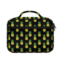 Black Cute Pineapple Pattern Print Briefcase Bible Bag