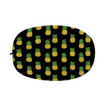 Black Cute Pineapple Pattern Print Car Side Mirror Covers