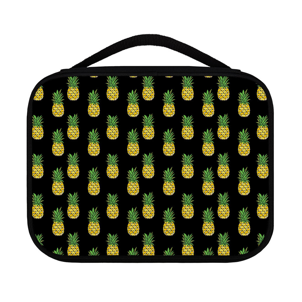 Black Cute Pineapple Pattern Print Classic Bible Case