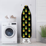 Black Cute Pineapple Pattern Print Ironing Board Cover