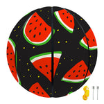 Black Cute Watermelon Pattern Print Basketball