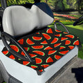 Black Cute Watermelon Pattern Print Golf Cart Seat Cover