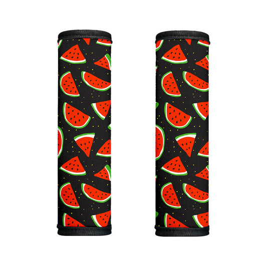 Black Cute Watermelon Pattern Print Handle Covers