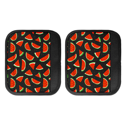 Black Cute Watermelon Pattern Print Handle Covers