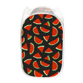 Black Cute Watermelon Pattern Print Mesh Laundry Hamper