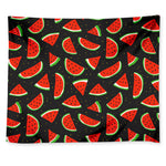 Black Cute Watermelon Pattern Print Tapestry