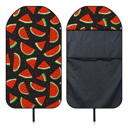 Black Cute Watermelon Pattern Print Waterproof Car Seat Cover