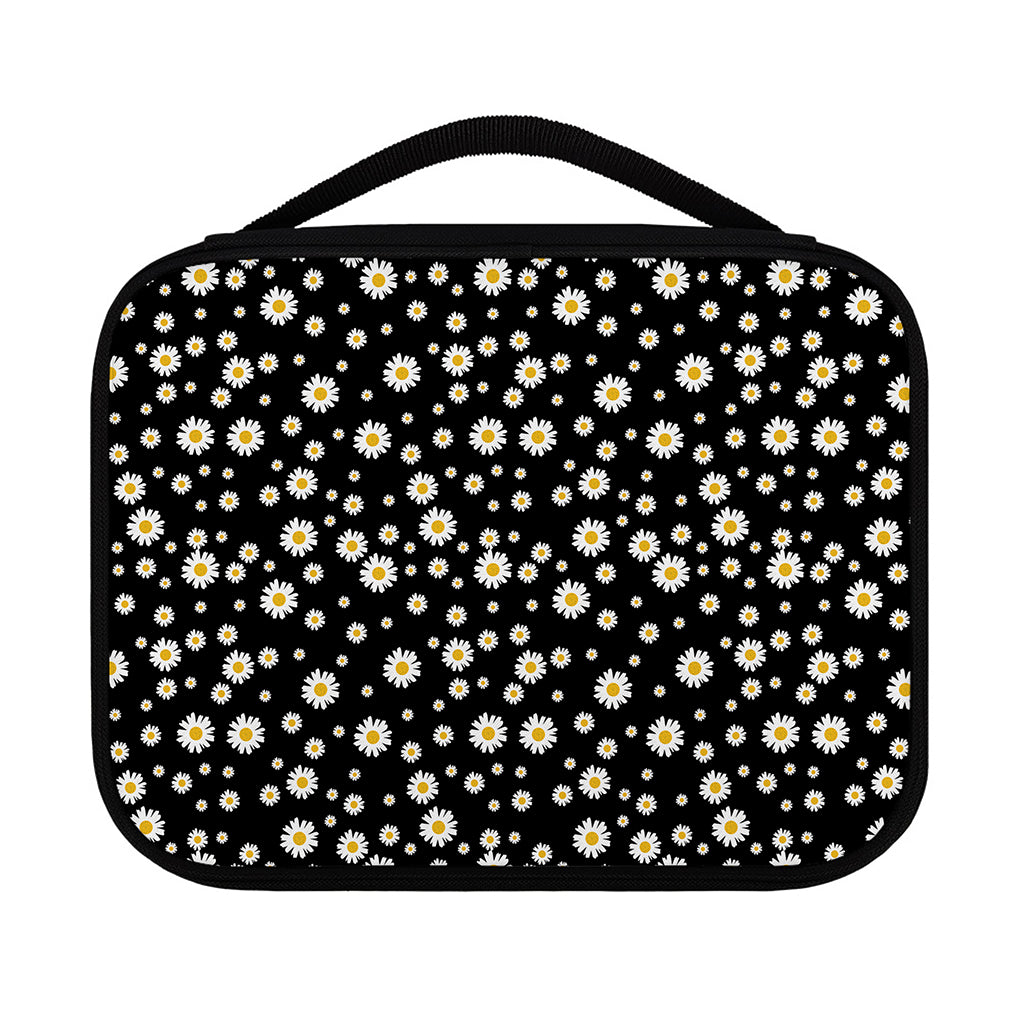 Black Daisy Floral Pattern Print Classic Bible Case