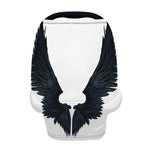 Black Demon Wings Print Baby Seat Cover
