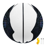 Black Demon Wings Print Basketball