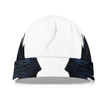 Black Demon Wings Print Beanie