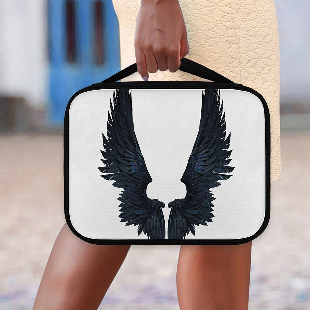 Black Demon Wings Print Classic Bible Case