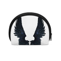 Black Demon Wings Print Coin Purse