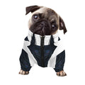 Black Demon Wings Print Dog Zip Up Jacket