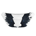 Black Demon Wings Print Fanny Pack