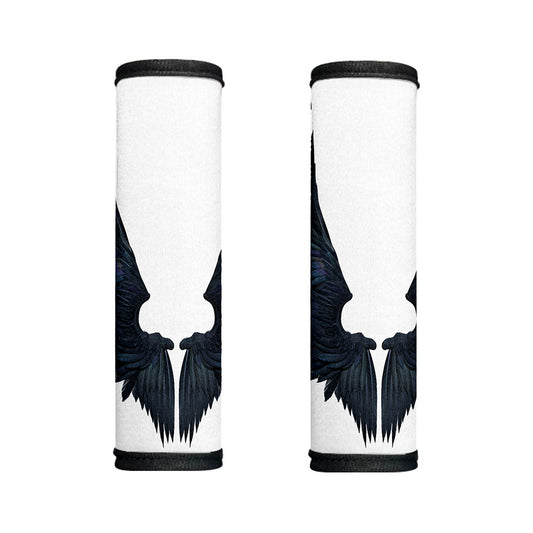 Black Demon Wings Print Handle Covers