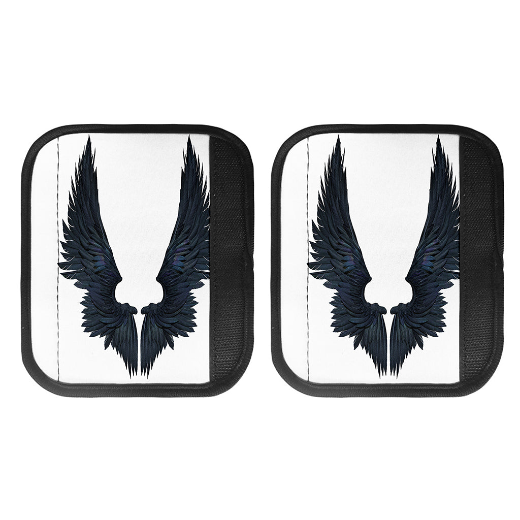 Black Demon Wings Print Handle Covers