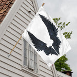Black Demon Wings Print House Flag