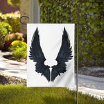 Black Demon Wings Print House Flag