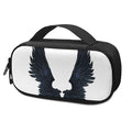 Black Demon Wings Print Portable Cooler Travel Case