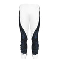 Black Demon Wings Print Men's Leggings