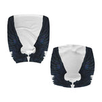 Black Demon Wings Print Office Chair Cover