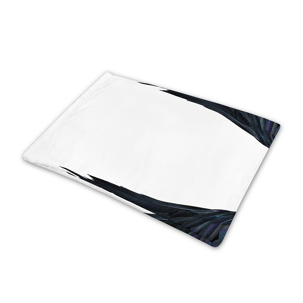 Black Demon Wings Print Pet Cooling Mat Cover