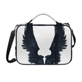 Black Demon Wings Print Shoulder Strap Bible Bag