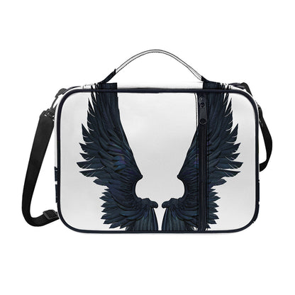 Black Demon Wings Print Shoulder Strap Bible Bag