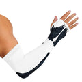 Black Demon Wings Print Sun Protection Arm Sleeves