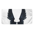 Black Demon Wings Print Towel