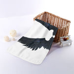 Black Demon Wings Print Towel