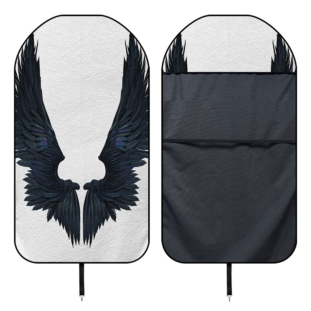 Black Demon Wings Print Waterproof Car Seat Cover